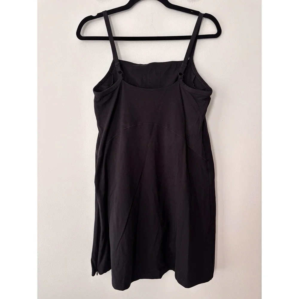 Women's‎ FLX Affirmation Dress with Built-In Bodysuit Black Athletic Golf Tennis